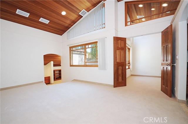 Master bedroom into Library and into Walk-in Closet