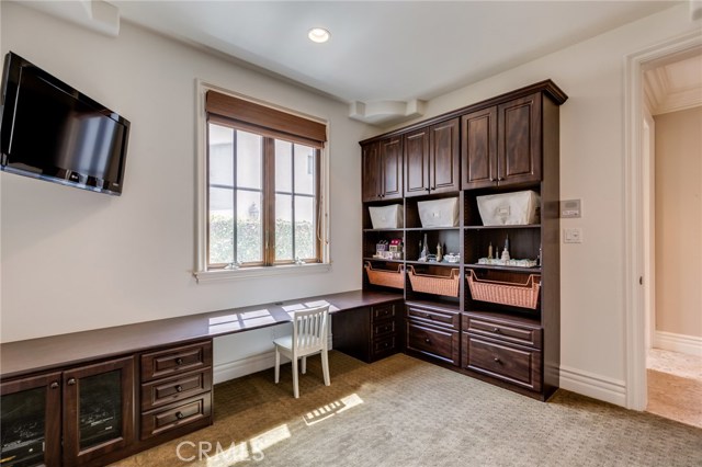 Built-ins in downstairs bedroom