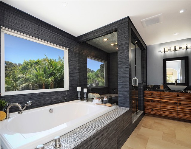 Master bathroom tub
