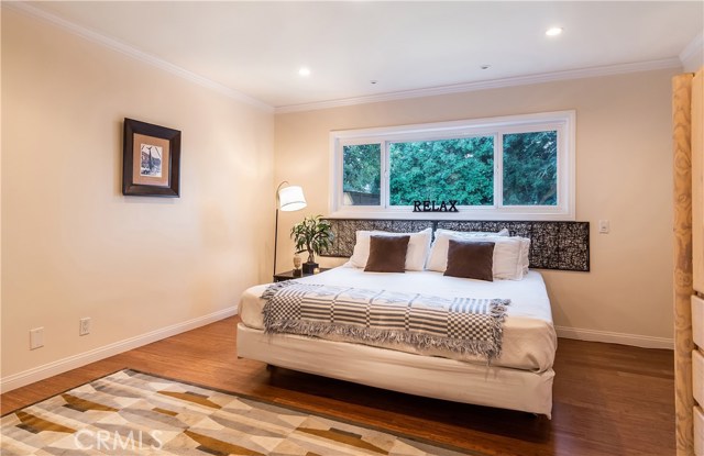 Master Bedroom with tree views