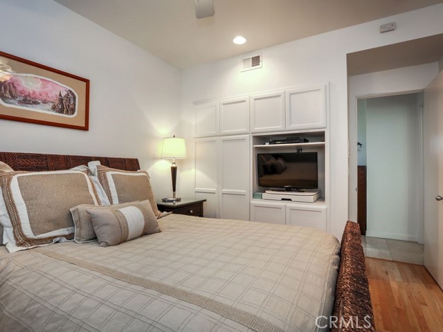 The second bedroom has wonderful built-ins and its own en-suite bathroom.