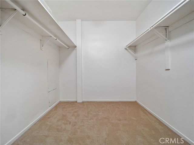 Huge walk-in closet in master