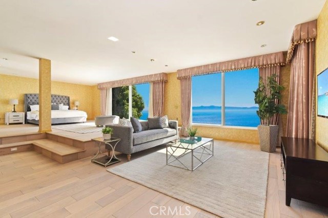 Master Suite looking out to Ocean & Catalina Views