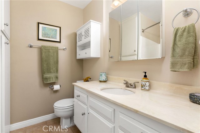 Hall bathroom - full bath.