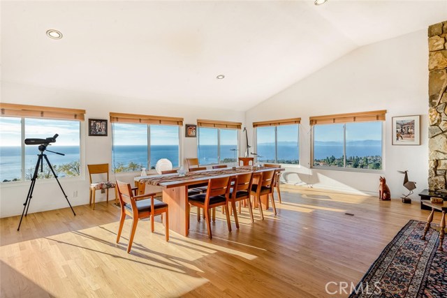 Dining Area / View of Malibu