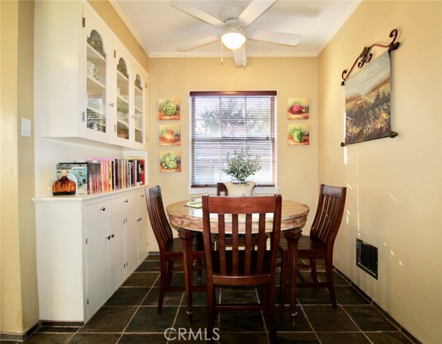 Kitchen Nook w/Built-in Cabinetry