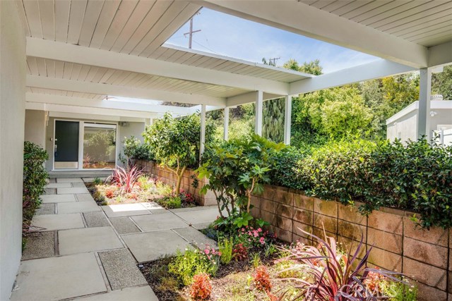 Serene Courtyard Entrance