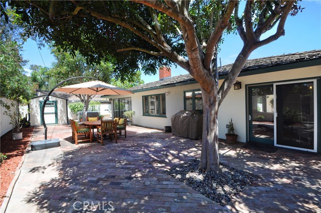 Spacious patio with access to living room and kitchen provides exceptional entertaining opportunities. Enjoy plenty of shade all day long from mother nature while taking in the out doors.