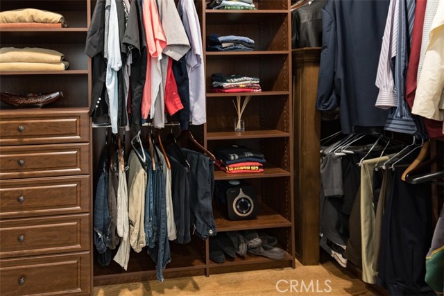 Custom designed Master Closet