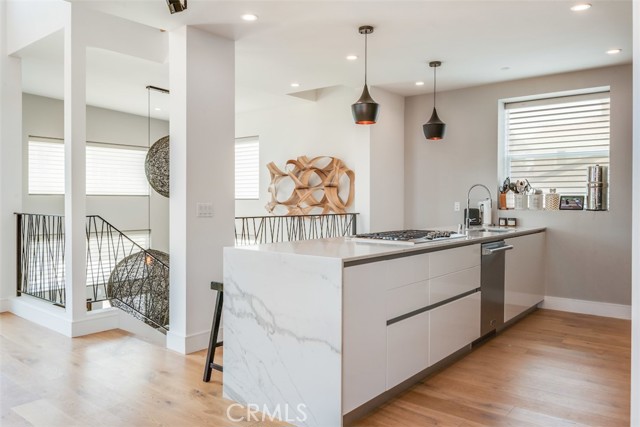 Streamlined design and features including in cabinet power outlets make for a clean look and usable counter space