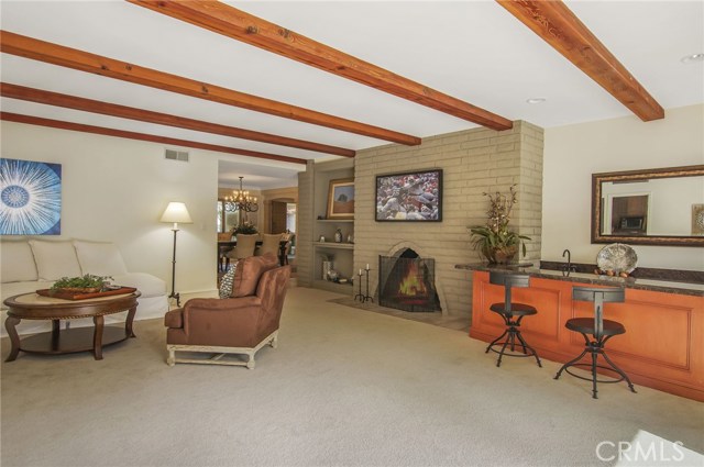 Family room - areas for relaxing, watching TV, play games or entertain at the bar