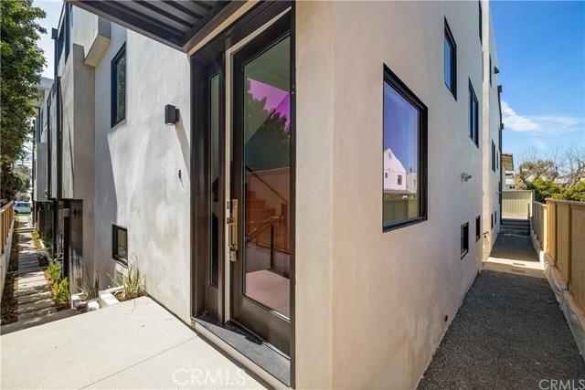 Front door to this fabulous new construction townhome!