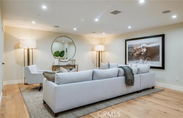 On the basement level, is a unique entertaining space. This room makes a great media or family room.