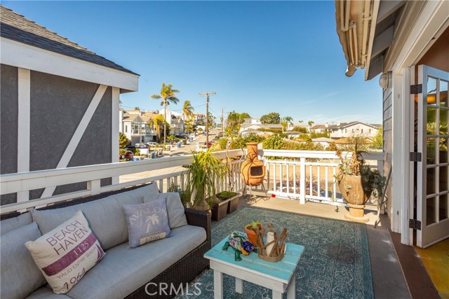 Balcony With Pleasant View of Street and Neighborhood.  Provides Another Wonderful Setting.