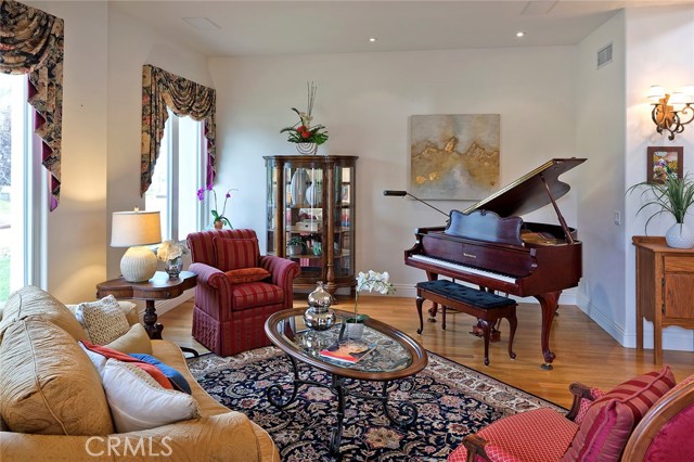 Spacious formal living area