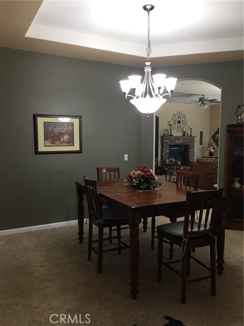 Dining area looking toward family room