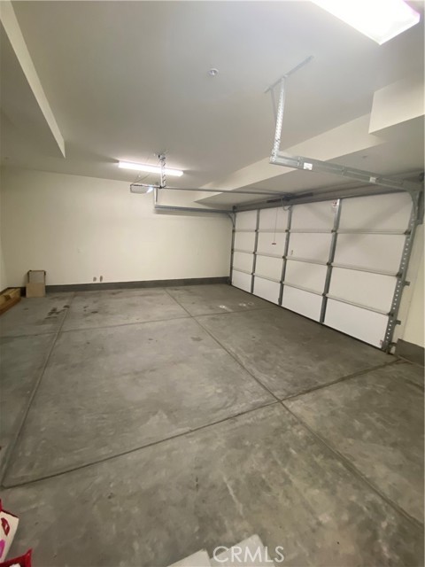 The 2 car garage