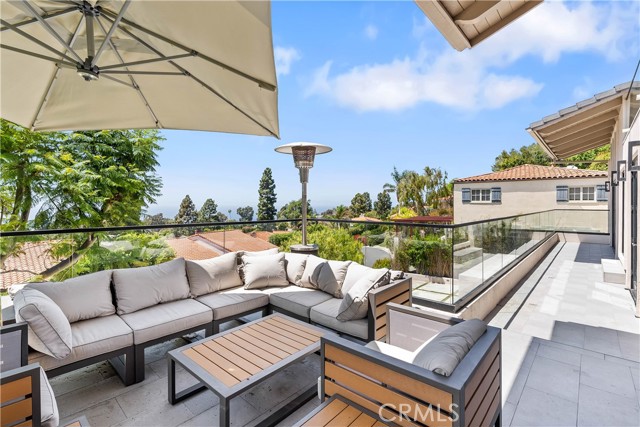 Awesome deck off of the family room. This house has SO many outdoor entertaining spaces!!!