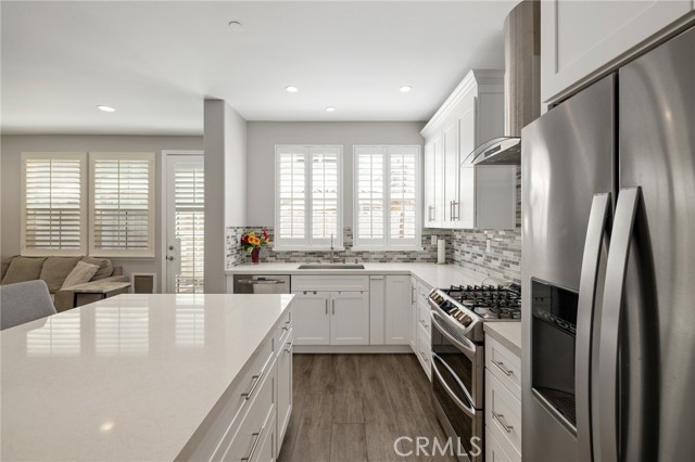 updated kitchen with Shaker style cabinets, Quartz countertops and stainless steel appliances updated kitchen with Shaker style cabinets, Quartz countertops and stainless steel appliances