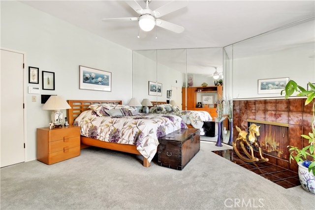 Master Bedroom with Vaulted Ceilings