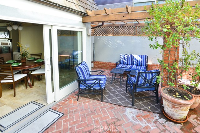 Anderson sliding doors leading into the house.