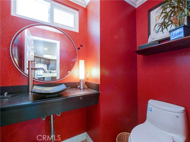 Half bath in the downstairs.