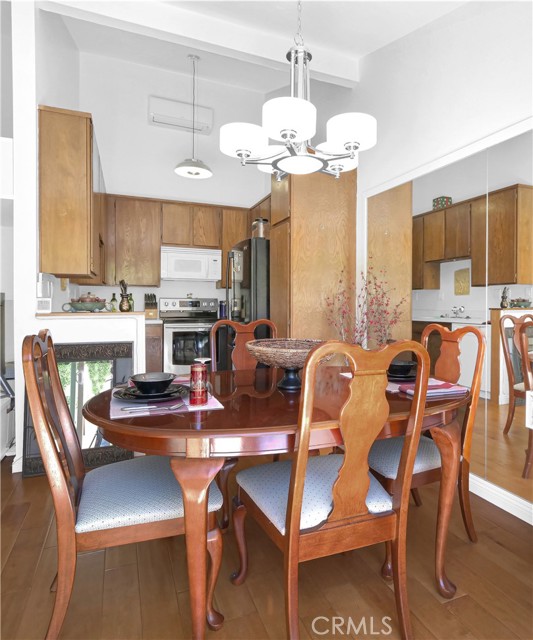 Dining area view to kitchen.