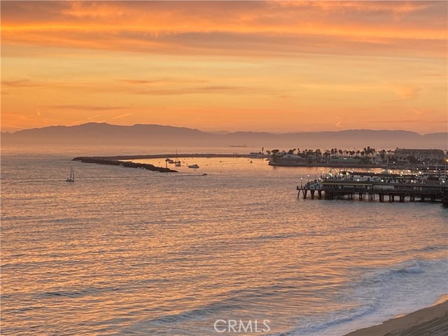 SANTA MONICA AND MALIBU MOUNTAINS IN SILHOUETTE