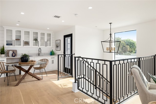 Service Bar With Sink and Space for Under Counter Refrigerator.