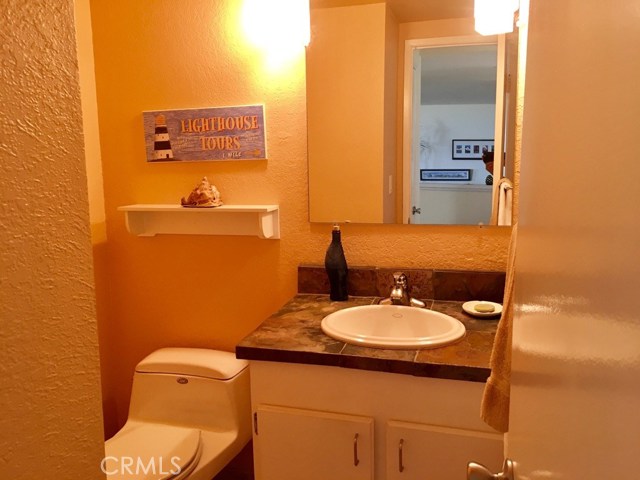 the half bathroom on the main floor