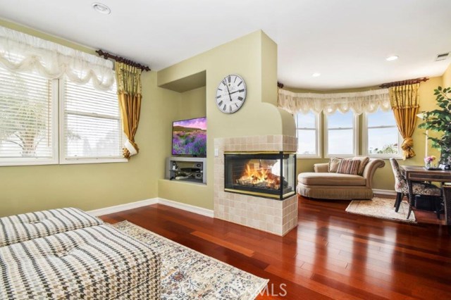 Master Suite with See Through Fireplace