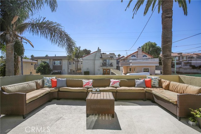 Oversized, 23' x 12', deck off of the upper living area adds functional usable space of the home.