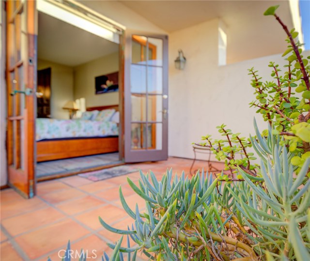 French doors to Primary bedroom.