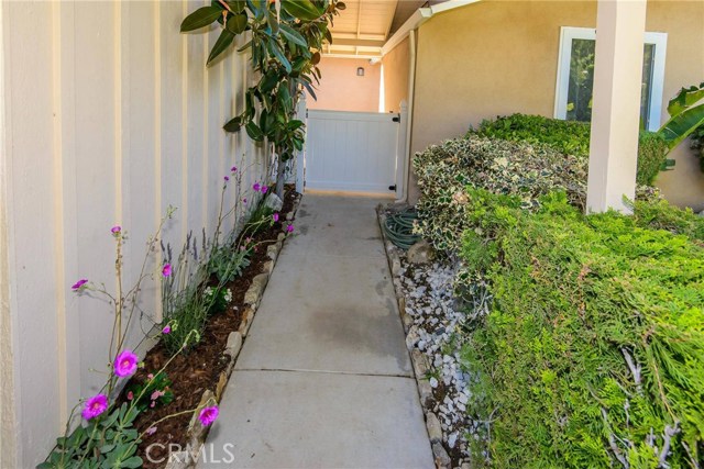 Welcoming entryway.