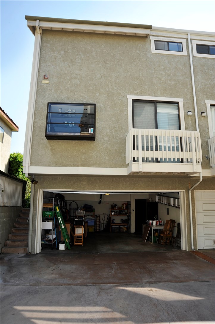 Private 2 car garage with direct access to home.