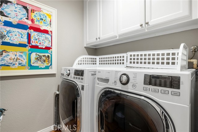 Laundry room with LG washer and dryer