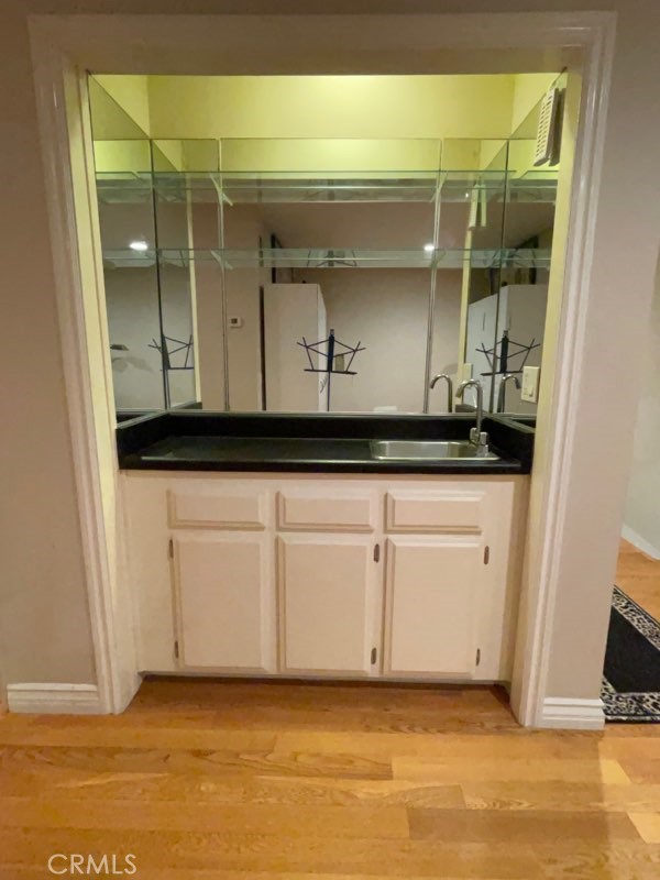 Wet bar in the living area