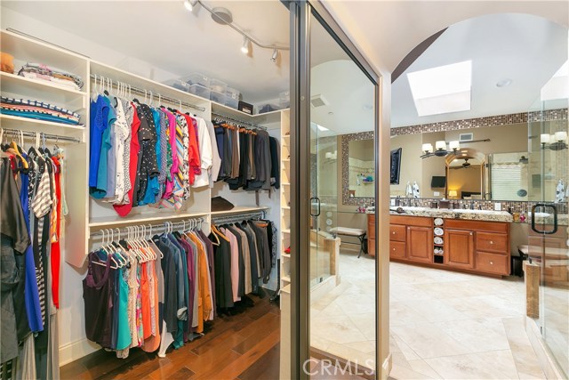 one of the dual closets