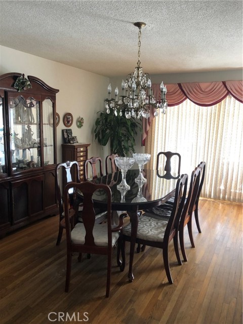 Dining room with sliding door into the Garden Room