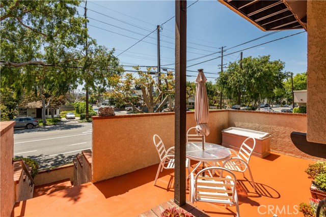 Private patio area.