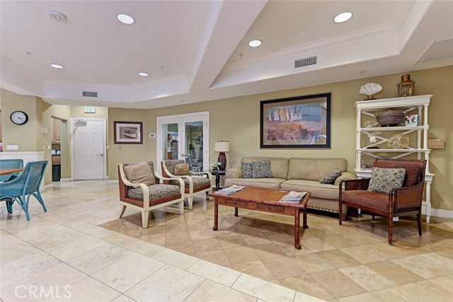 Community Center Sitting area by fireplace