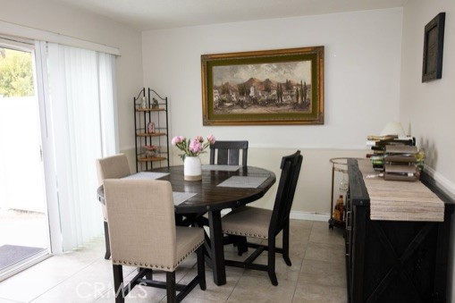 Light, bright Dining Room with direct access to patio.