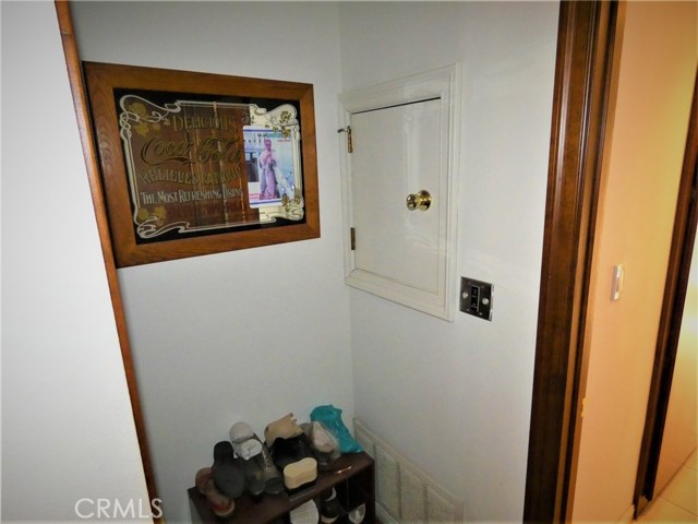 Electric Dumb waiter off garage entrance which goes to 3rd floor living area perfect for groceries.