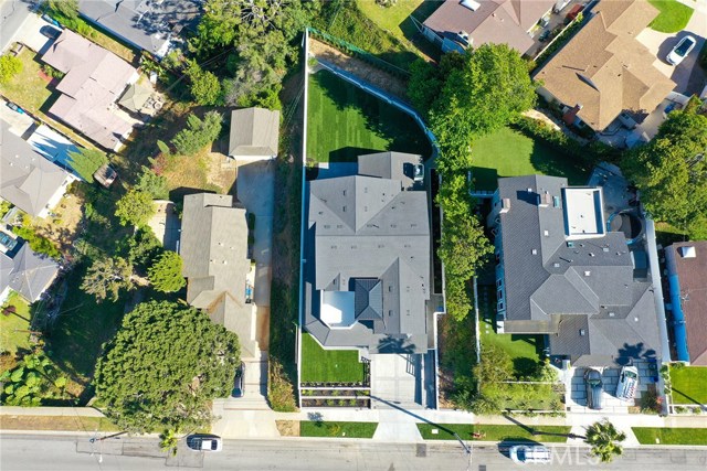 Ariel view of home.