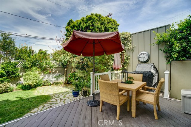 Big Deck off Family Room in Backyard