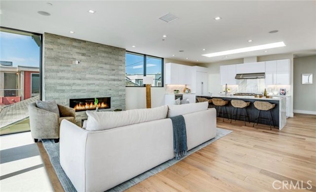 The open floor plan on this level creates a light and bright space that is perfect for entertaining groups of all sizes