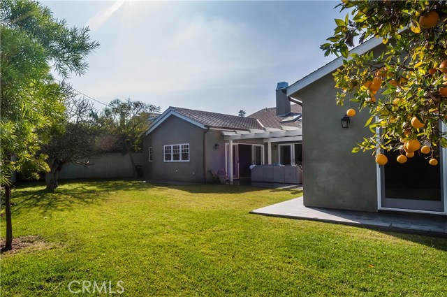 Beautiful backyard large enough for a pool.