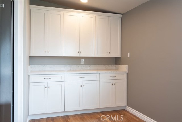 LOTS OF CABINET SPACE, QUARTZ COUNTER TOP