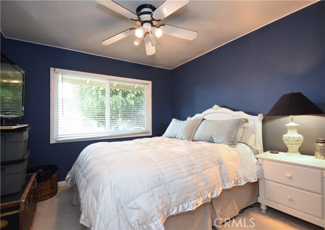 Bedroom #1 with mirrored closet doors