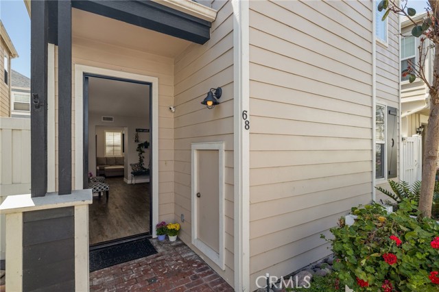 Storage space next to front door Storage space next to front door